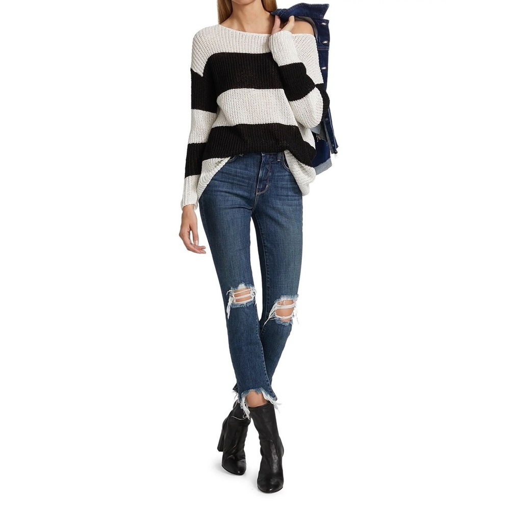 L'AGENCE‎ High Line High Rise Skinny Jeans Vintage Destruct 25 New NWT Edgy Chic